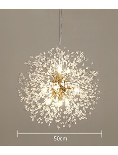  Wisiorek led light kryształowy żyrandol dmuchawiec projekt 9-light fajerwerki nowoczesny żyrandol sputnik wisiorek oprawa oświetleniowa do sypialni salon jadalnia