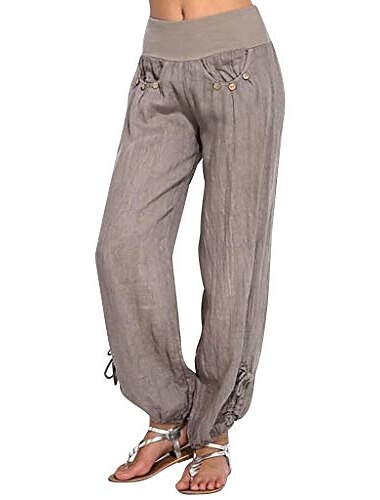  listha casual soft yoga harem pants women high waist sports loose baggy trousers
