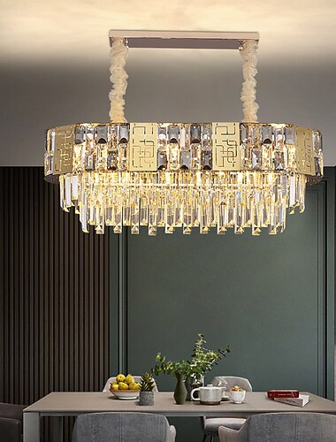  κρεμαστό φωτιστικό κρύσταλλο πολυέλαιος πολυτελές χρυσό νησί φως 82 εκ. φανάρι desgin μέταλλο επιμεταλλωμένο 220-240v 110-120v