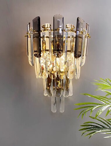lumină de perete din cristal lămpi de perete moderne aplice de perete dormitor sufragerie sufragerie 220-240v 110-120v 5 w
