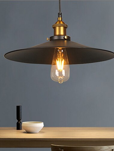  led hanglamp 22 cm enkel design hanglamp metaal geverfd traditionele / klassieke nordic stijl 110-240 v
