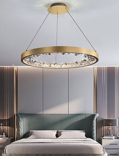  led hanglamp 60 cm lantaarn desgin hanglamp metaal gegalvaniseerd modern 220-240v