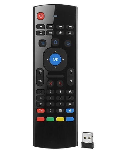 εργοστασιακή πρίζα mx3-a ασύρματο ποντίκι αέρα 2,4 ghz μίνι πληκτρολόγιο μίνι μέγεθος καινοτομία 81 τμχ πλήκτρα ποντίκι έξυπνο τηλεχειριστήριο φωνής rf ασύρματο πληκτρολόγιο ir Learn