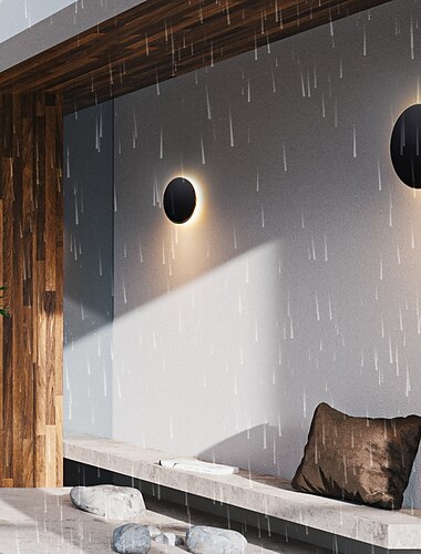  LED φωτιστικό τοίχου αδιάβροχο μοντέρνο εξωτερικό φωτιστικό τοίχου εξωτερική σιδερένια φωτιστικά τοίχου 220-240v 10 w