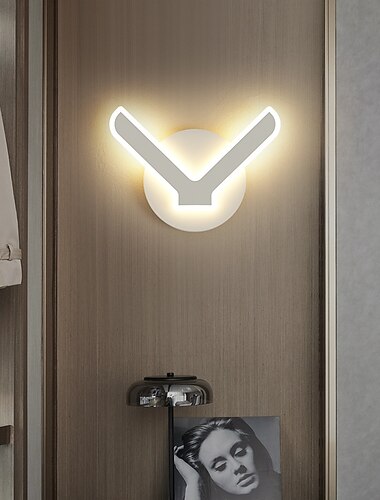Lightinthebox LED-Wandleuchte, kreative LED, moderne LED-Wandleuchten, Wohnzimmer, Schlafzimmer, Acryl-Wandleuchte, 220–240 V, 12 W