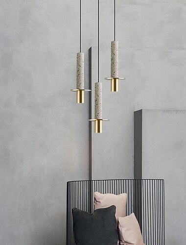 suspension led 12 cm lanterne desgin suspension métal finitions peintes moderne 220-240v