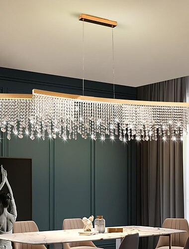  LED Pendelleuchte 120 cm Laterne Desgin Kronleuchter Edelstahl galvanisiert modern 220-240V