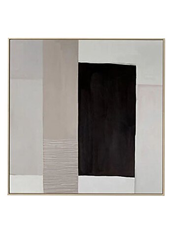  Peinture a l\'huile a la main peint a la main mur art carre simple abstrait mur art toile decoration de la maison decor tendu cadre pret a accrocher