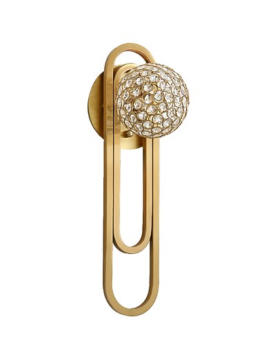 lightinthebox applique da parete a led luce di lusso lampada da parete in cristallo postmoderna semplice soggiorno americano nordico camera da letto comodino scale sfondo muro corridoio illuminazione