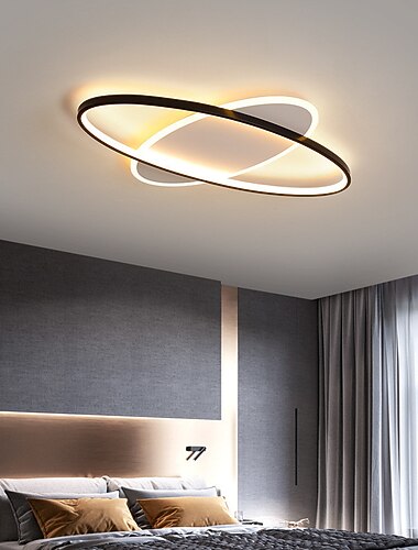 ledet taklampe 45 55 cm klyngedesign innfelt lys metallmalte overflater ledet moderne 220-240v