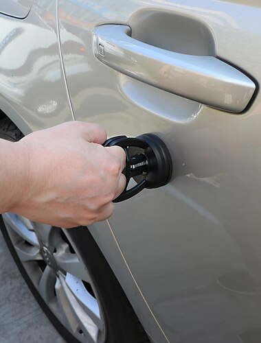 Extractor de abolladuras con ventosa 2 piezas de herramientas para reparación de abolladuras de automóviles, vidrio extractor de abolladuras pequeñas, pantalla, azulejos y objetos en movimiento - Extractor de abolladuras con ventosa - herramienta poderosa