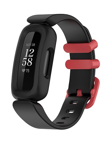 Pásek hodinek pro Fitbit Ace 3 Měkký silikon Výměna, nahrazení Popruh s Casem Voděodolné Nastavitelný Náramek