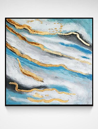  ציור שמן בעבודת יד ציור קיר אמנות קיר מודרני מרקם שיש מופשט קישוט הבית תפאורה מגולגלת ללא מסגרת בלתי מתוחה