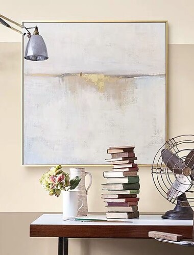  يدويا النفط الطلاء قماش جدار الفن الديكور لوحات تجريدية ذهبية للديكور المنزل توالت اللوحة فرملس غير متمدد