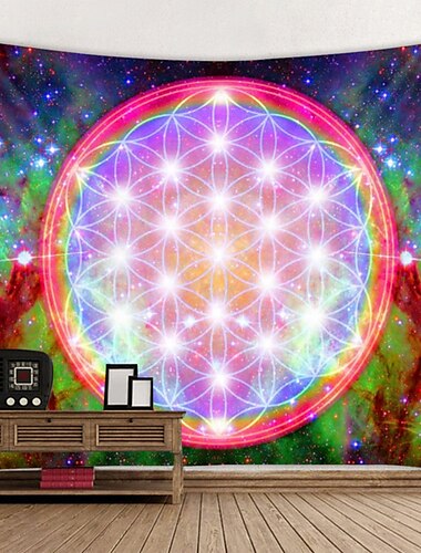  Psychedelic Bohemian Mandala Wall Tapestry Art Deco Blanket Curtain Hanging Home Bedroom Living Room Decoration