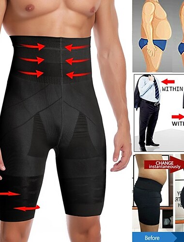  Men Slimming Body Shaper Waist Trainer High Waist Shaper Control Panties Compression Underwear Tummy Tummy Shaper Shorts