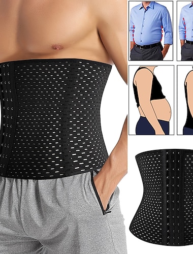  Men Slimming Body Shaper Waist Trainer Trimmer Belt Corset For Tummy Tummy Shapers Tummy Control Fitness Compression Shapewear