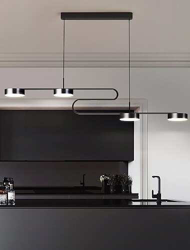 led pendente de luz de ilha de 90 cm de design de lanterna pendente de luz de metal pintado com acabamentos modernos 220-240v