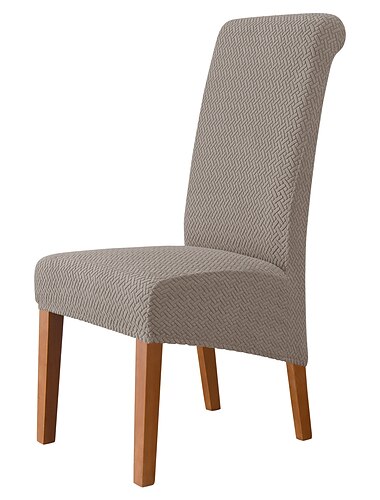 housses de chaise de salle à manger, housse de chaise extensible noir vert élasthanne jacquard bordeaux rouge housse de protection de chaise à dossier haut housse de siège avec bande élastique pour