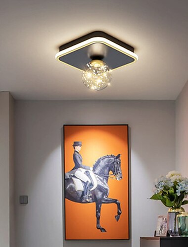 led loftslampe 25 cm globus design geometriske former indbygningslamper metal kunstnerisk stil stilfuld globusmalet finish førte moderne 220-240v