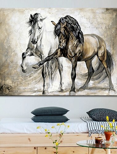  arte da parede impressao da tela pintura arte imagem animal cavalo decoracao da casa decoracao tela enrolada sem moldura sem moldura nao esticada