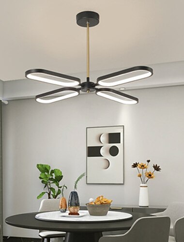 75 cm Pendant Lights Morden Geomatric Aluminum Modern Style Stylish Sputnik Painted Finishes LED Modern Chandelier 220-240V