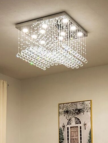  50 cm hanglampen led lantaarn design inbouw RVS gegalvaniseerd modern 220-240v