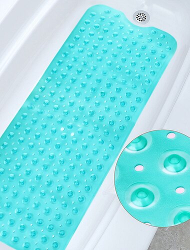 שטיח אמבטיה מחליק אמבטיה מחליק ארוך במיוחד מקלחת אמבטיה אנטיבקטריאלית מקלחת אנטי בקטריאלית חדשה חדר האמבטיה אמבטיה מחליקה אמבטיה עמידה למים רפידת עיסוי