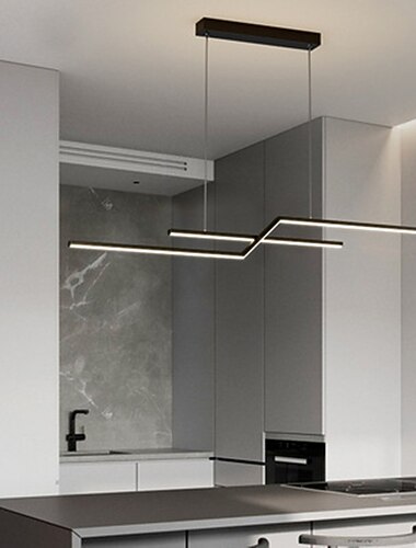  105 cm luminaire suspendu design unique en alliage d\'aluminium style moderne finitions peintes elegantes led moderne 220-240v