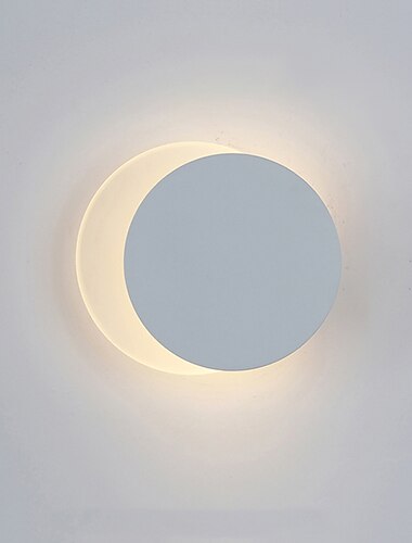  lightinthebox 1 luce 25 cm applique da parete a led protezione per gli occhi moderna semplicita stile nordico lampade da parete in acrilico sala da pranzo ufficio applique da parete in alluminio