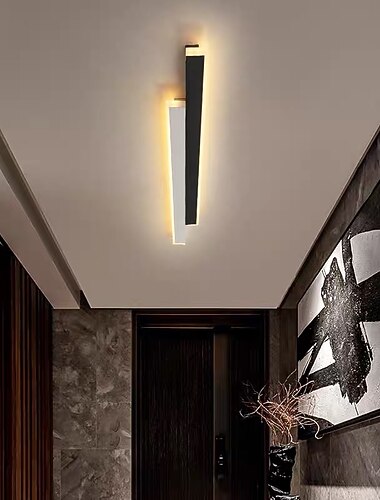 Lanterna pendente de 100 cm com design embutido, acabamentos em metal pintado moderno 220-240v