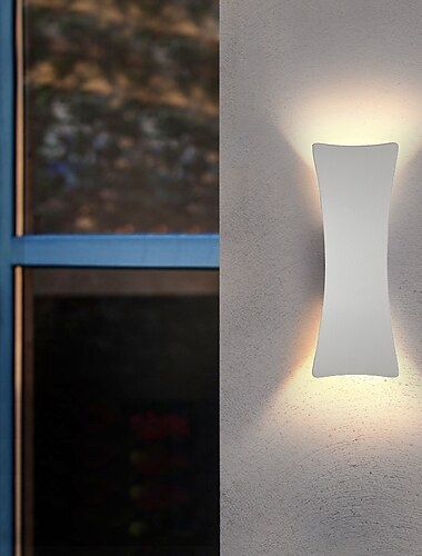  2-Light 24cm LED Outdoor Wall Lights Eye Protection  Nordic Style Wall Lights Living Room Dining Room Aluminium Alloy Wall Light 110-240V