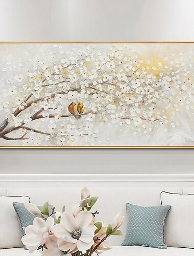 olejomalba ručně malované nástěnné umění abstraktní květiny domácí dekorace výzdoba válcované plátno žádný rám neroztažený