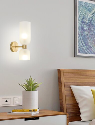  أضواء الجدار الحديثة فلوش جبل غرفة المعيشة غرفة نوم النحاس ضوء الجدار 220-240 فولت