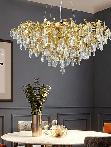  Lampara colgante de 60 cm diseno de lampara de arana de metal acabados pintados moderno 220-240v