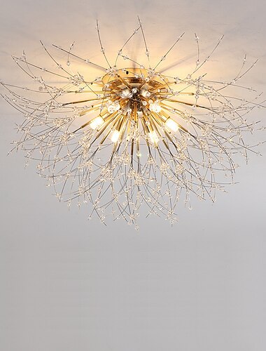  54/55/56/58 cm diseno fuegos artificiales plafon empotrado led metal estilo moderno estilo floral estilo nordico electrochapado geometrico 220-240v