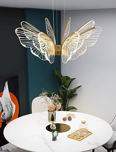  68cm　ペンダント　ライト　寝室　ベッドサイド　ランプ　暖かい　シンプル　雰囲気　ランタン　デザイン　シャンデリア　メタル　塗装仕上げ　モダン　220-240v　