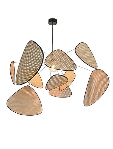 60/80/100 cm lumina pandantiv design sputnik led metal stil vintage sputnik finisaje pictate vintage country 220-240v