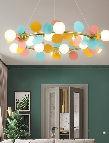  Lustr s přívěskem a lustrem 105 cm, moderní design 220-240v