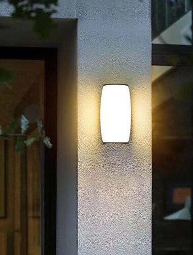  aplique para exterior aplique impermeavel para parede exterior aplique para exterior acrilico 110-120v 220-240v 10 w