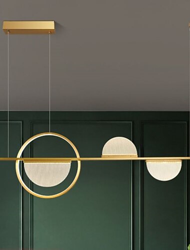  75/95 cm luminaire suspendu design unique led metal style artistique style moderne elegant peint finitions artistique moderne 220-240v