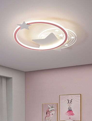مصباح سقف على شكل نجمة مستدير لغرفة الأطفال مصباح غرفة نوم led مصباح سقف غرفة المعيشة الشمالية