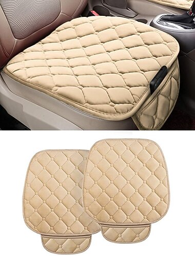  2 ks Potah polštáře spodního sedadla pro Přední sedadla Měkký povrch protiskluzová Pohodlné pro