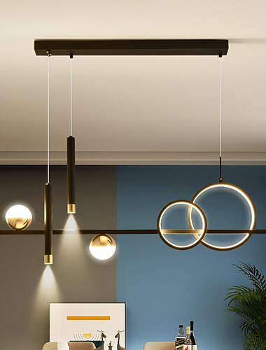  أدى ضوء قلادة جديدة الشمال غرفة الطعام الجدول مصباح بار مع أضواء مطعم بسيطة الحديثة