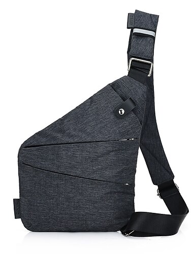  polyester borsttas heren nieuwe een-schouder borsttas nauwsluitende anti-diefstal pistool tas messenger bag reflecterende rugzak