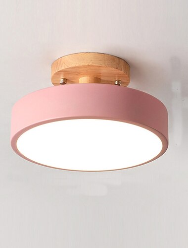  Plafonniers 20 cm formes geometriques plafonniers en metal finitions peintes led moderne 220-240v