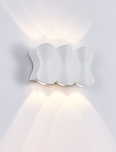 vanntette moderne led vegglamper innendørs utendørs stue spisestue jern vegglampe 220-240v