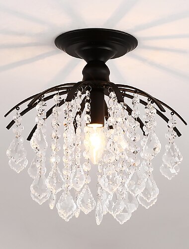 28 cm egyedi tervezésű csillárok mennyezeti lámpa led fém sputnik festett kivitelek vintage country 220-240v