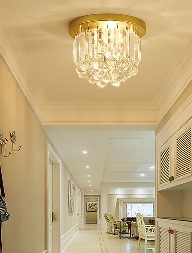  25cmのシャンデリアはユニークなデザインのシーリングライトを導きました金属のモダンなスタイルのミニ塗装仕上げ現代的なモダンな220-240v