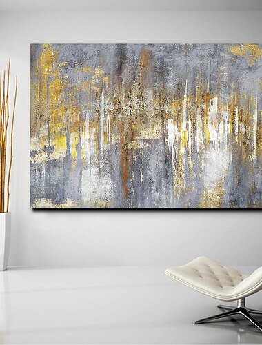 έργα τέχνης τοίχου εκτυπώσεις καμβά ζωγραφικής έργα τέχνης εικόνα αφηρημένη ζωγραφική μαχαίρι ζωγραφική χρυσό τοπίο διακόσμηση σπιτιού διακόσμηση ρολό καμβάς χωρίς πλαίσιο χωρίς πλαίσιο χωρίς